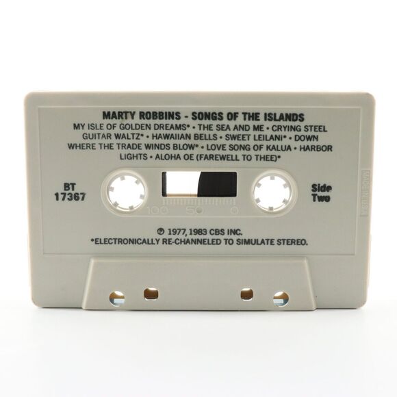 Songs of the Islands by Marty Robbins (Cassette Tape, 1983, Good Music) BT 17387 - Picture 5 of 6